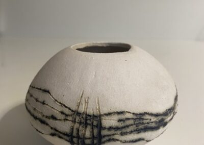 Réalisation vase blanc